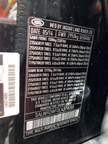 SALWR2WF0EA374089 Land Rover Range Rover Sport Hse
