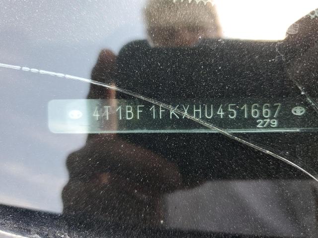 4T1BF1FKXHU451667 Toyota CAMRY LE