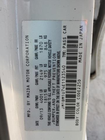 JM1BM1U74E1123540 Mazda 3 SPORT