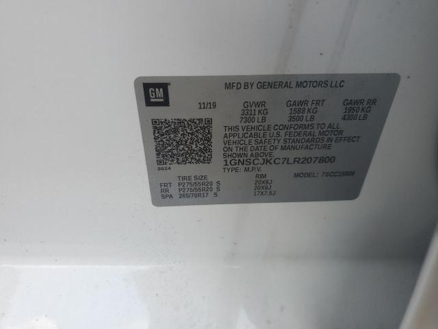 1GNSCJKC7LR207800 Chevrolet Suburban C1500 Premier