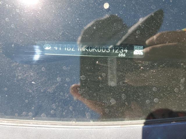 4T1BZ1HK0KU031234 Toyota CAMRY XSE