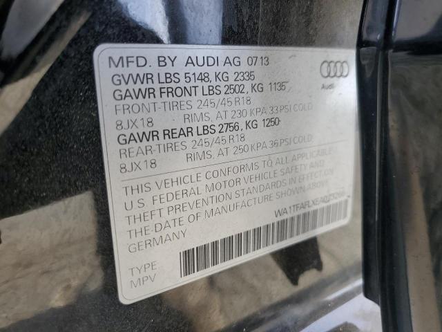 WA1TFAFLXEA023266 Audi 2014