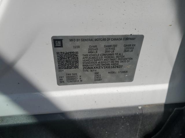 2GNAXKEV1K6182437 Chevrolet EQUINOX LT