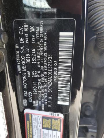 3KPA24AD0LE321233 KIA RIO LX