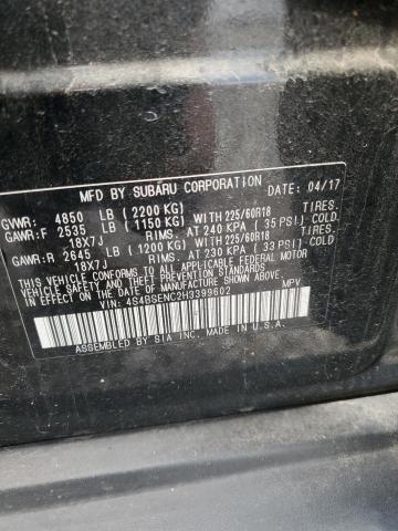 4S4BSENC2H3399602 Subaru OUTBACK 3.