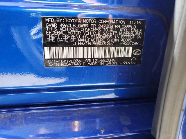 JTHBZ1BL9GA001257 Lexus GS 350 BAS