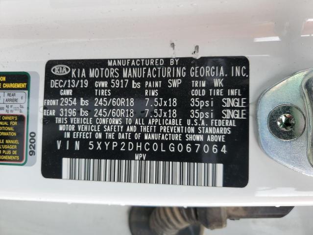 5XYP2DHC0LG067064 KIA Telluride Lx