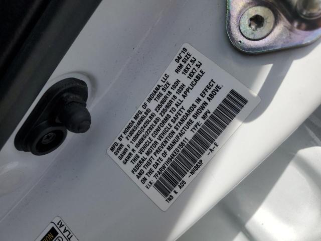 7FARW1H94KE015611 Honda CR-V TOURI