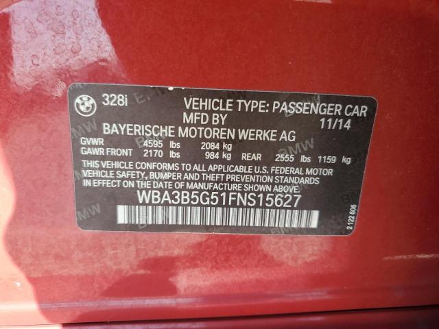 WBA3B5G51FNS15627 BMW 328 XI SUL