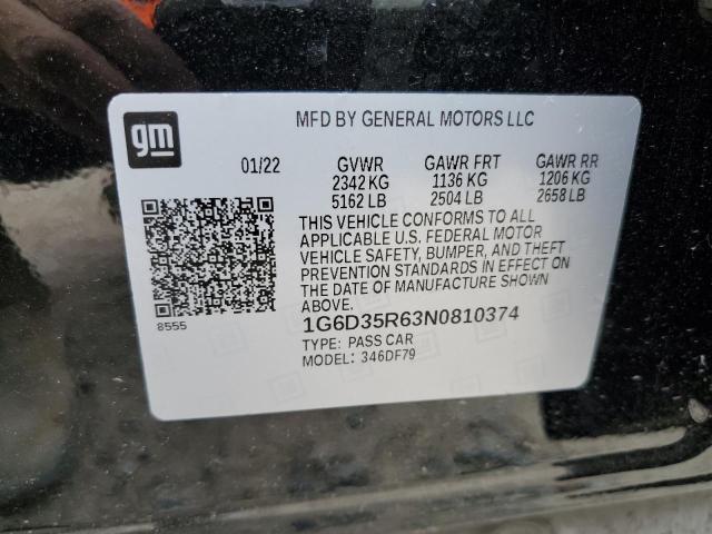 1G6D35R63N0810374 Cadillac Ct5-v Blackwing