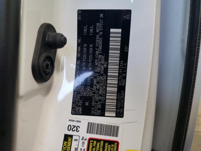 5TDEZ3DC5KS227847 Toyota SIENNA SE