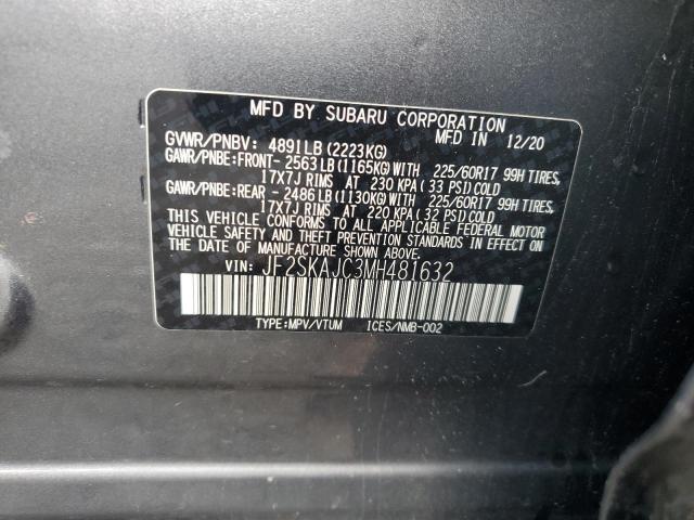 JF2SKAJC3MH481632 Subaru Forester Premium