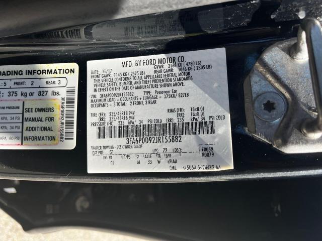 3FA6P0D92JR155882 Ford FUSION TIT