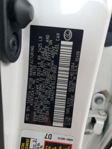 58ADZ1B1XLU079682 Lexus ES 350
