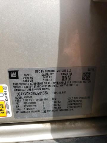 5GAKVCKD3EJ281323 Buick Enclave