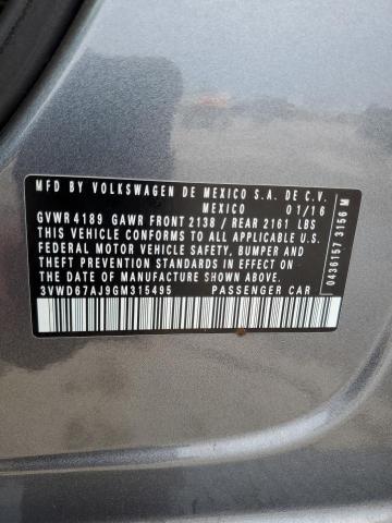 3VWD67AJ9GM315495 Volkswagen JETTA SE