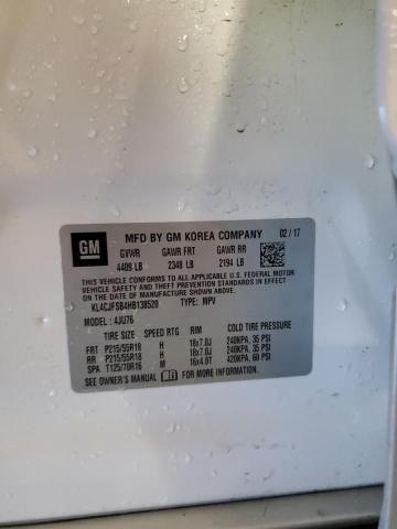KL4CJFSB4HB138520 Buick Encore Preferred Ii