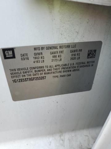 1G1ZE5ST8GF253287 Chevrolet MALIBU LT