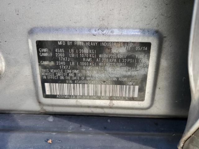 4S4BRBCC4E3326420 Subaru OUTBACK 2.