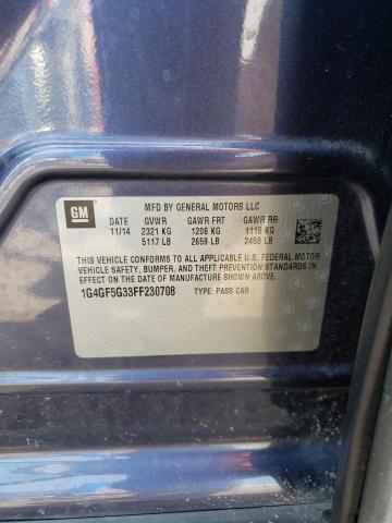 1G4GF5G33FF230708 Buick LACROSSE P