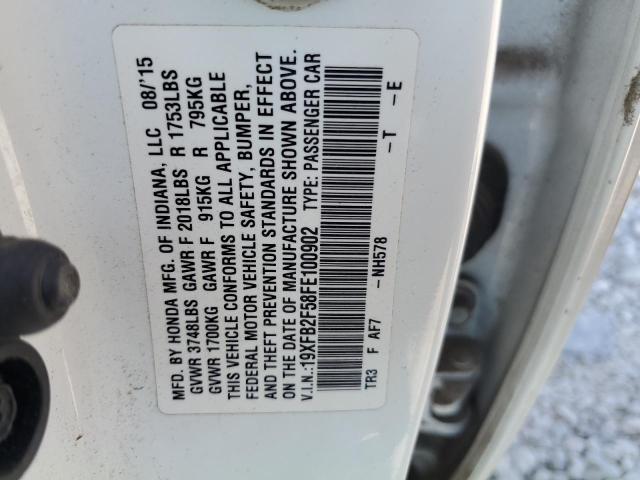 19XFB2F58FE100902 Honda Civic Lx