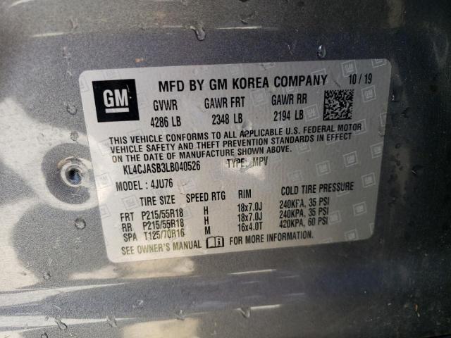 KL4CJASB3LB040526 Buick Encore Preferred