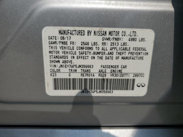 JN1EV7AP5JM356663 Infiniti Q50 LUXE