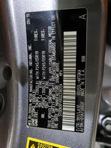 5TDDKRFHXGS338204 Toyota Highlander