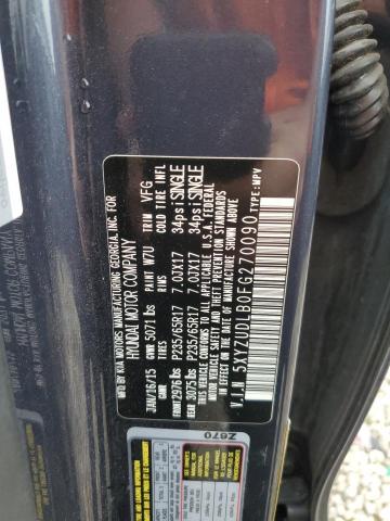 5XYZUDLB0FG270090 Hyundai SANTA FE SPORT
