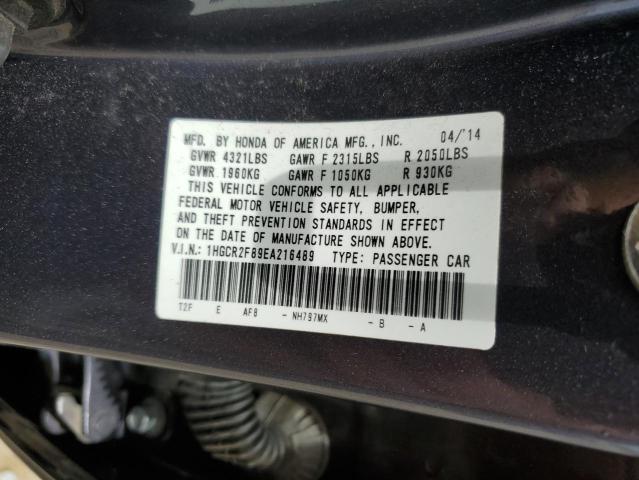 1HGCR2F89EA216489 Honda ACCORD EXL