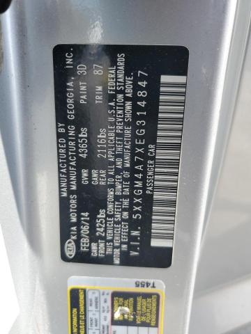 5XXGM4A7XEG314847 KIA Optima Lx