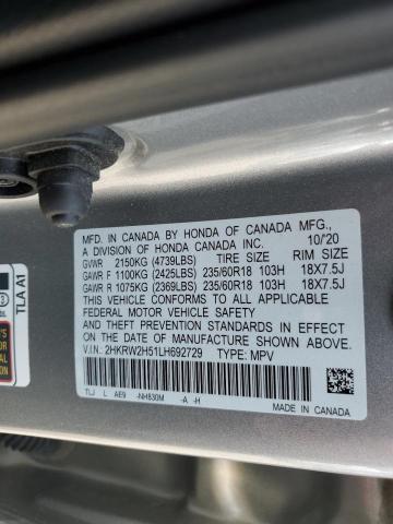 2HKRW2H51LH692729 Honda CR-V EX