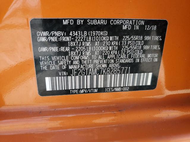 JF2GTAMC7K8285771 Subaru Crosstrek