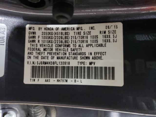 5J6RM4H38FL130918 Honda CR-V LX