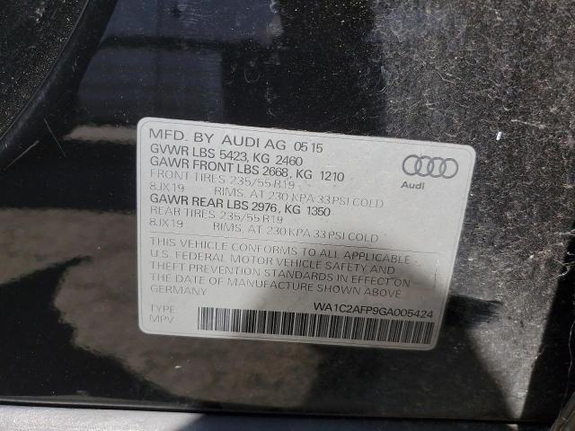 WA1C2AFP9GA005424 Audi Q5 PREMIUM
