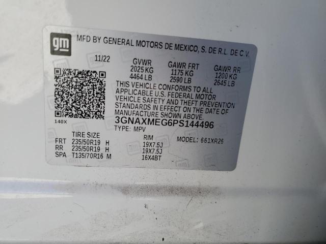 3GNAXMEG6PS144496 Chevrolet EQUINOX RS