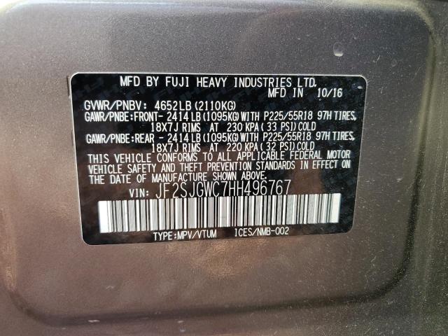 JF2SJGWC7HH496767 Subaru FORESTER 2