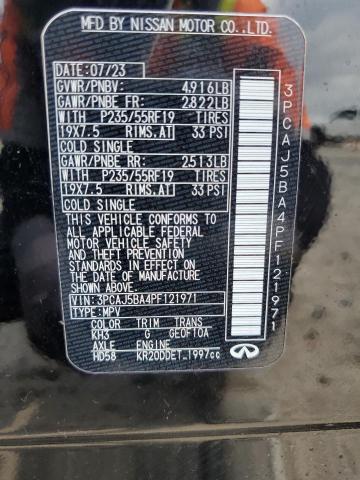 3PCAJ5BA4PF121971 Infiniti Qx50 Luxe