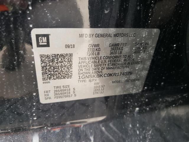 1GNSKBKC0KR174579 Chevrolet TAHOE K150