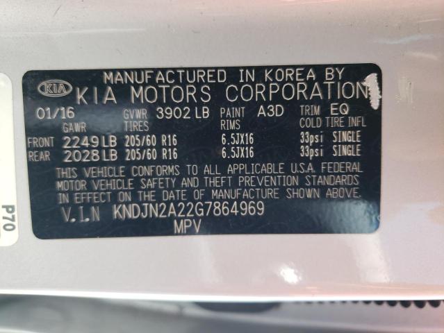 KNDJN2A22G7864969 KIA Soul