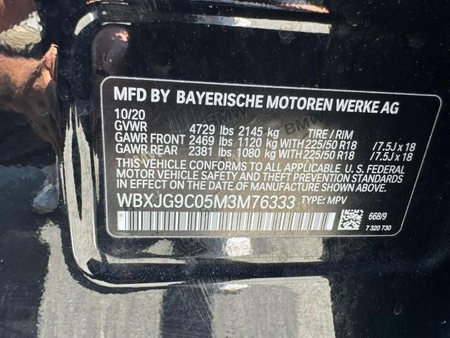 WBXJG9C05M3M76333 BMW X1 Xdrive28i