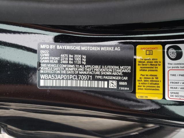 WBA53AP01PCL70971 BMW 430I