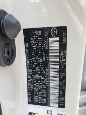 4T1T31AK0RU066432 Toyota Camry Se N
