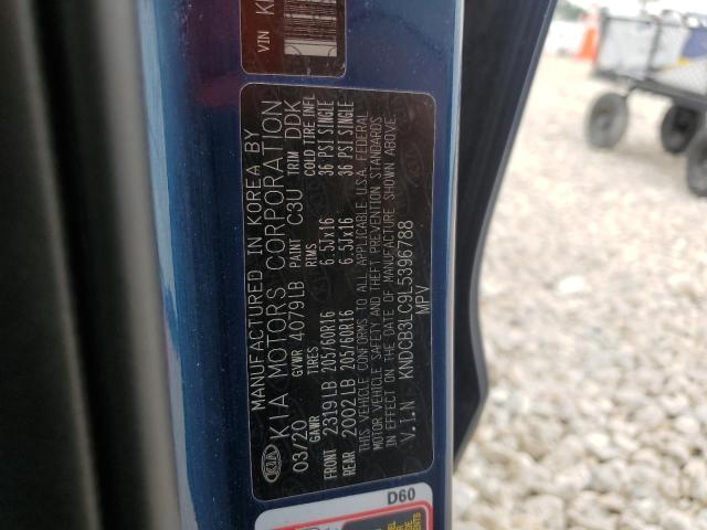 KNDCB3LC9L5396788 KIA NIRO LX