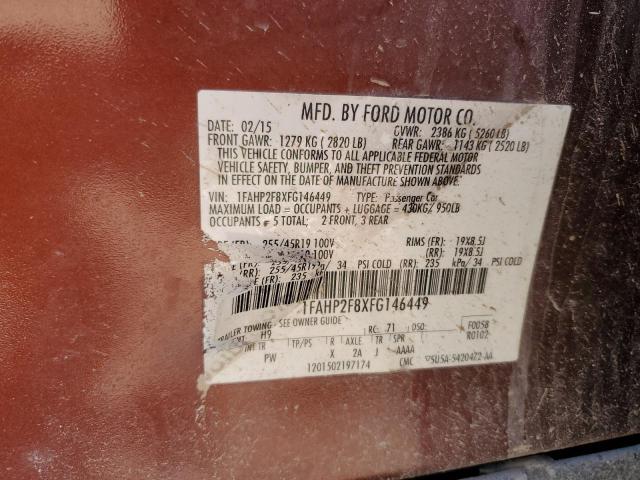 1FAHP2F8XFG146449 Ford Taurus Limited