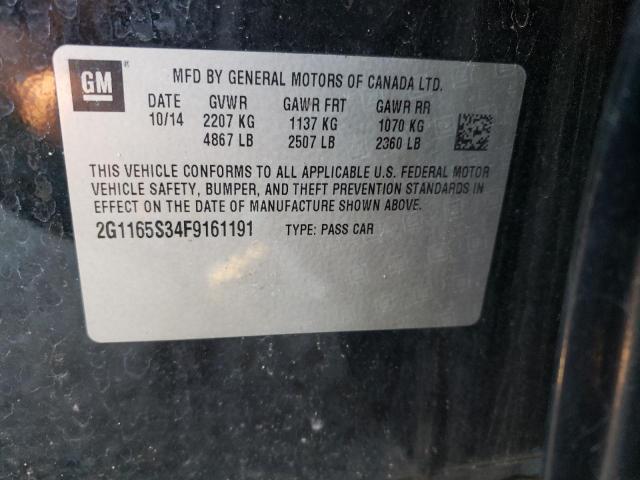 2G1165S34F9161191 Chevrolet IMPALA LTZ