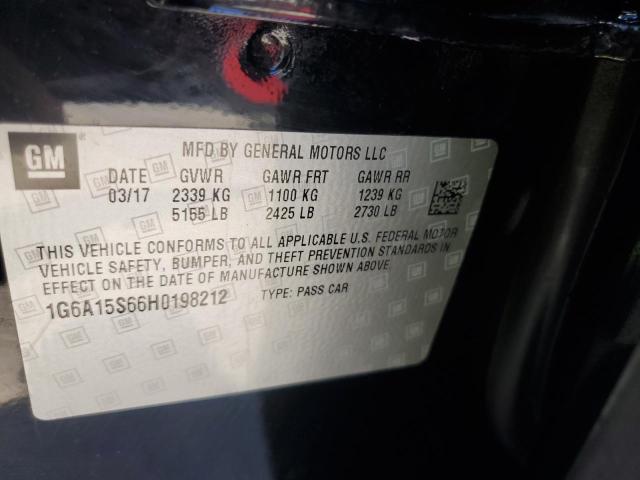 1G6A15S66H0198212 Cadillac CTS-V