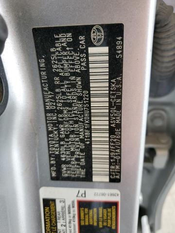 4T1BF1FK0HU751220 Toyota CAMRY LE