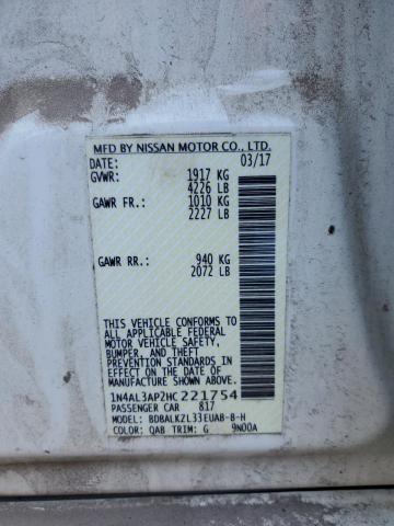 1N4AL3AP2HC221754 Nissan ALTIMA 2.5