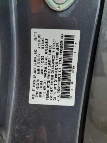 1HGCR2F39HA291878 Honda ACCORD LX